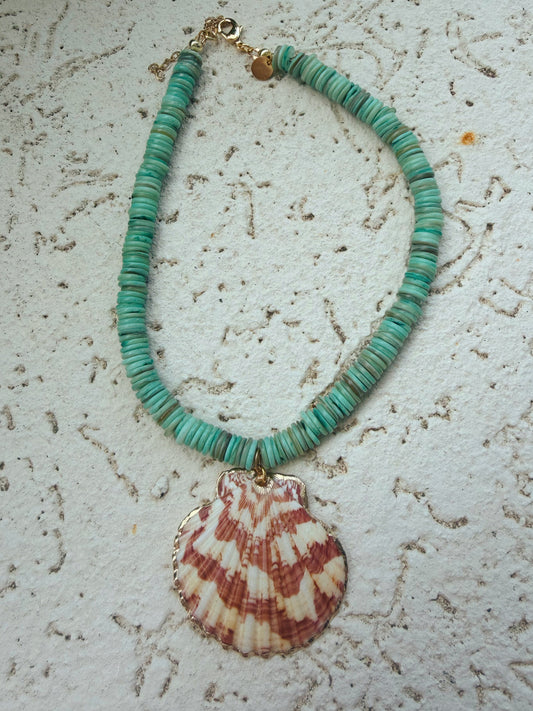 “Shell Yeah” Beaded Necklace