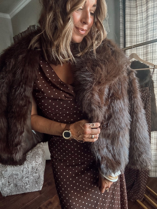 Foxy Faux Fur Jacket