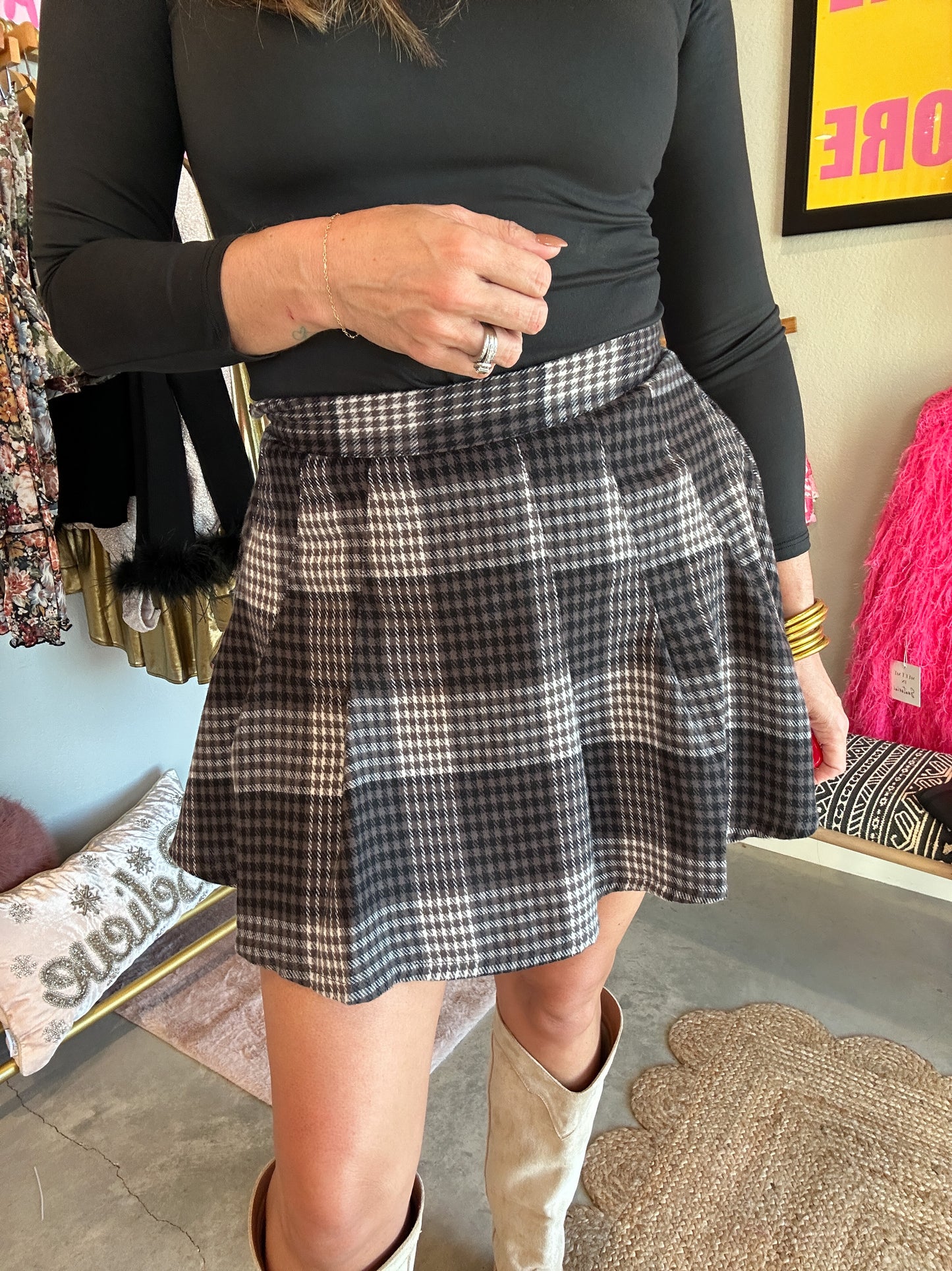 Schools Out Plaid Skirt