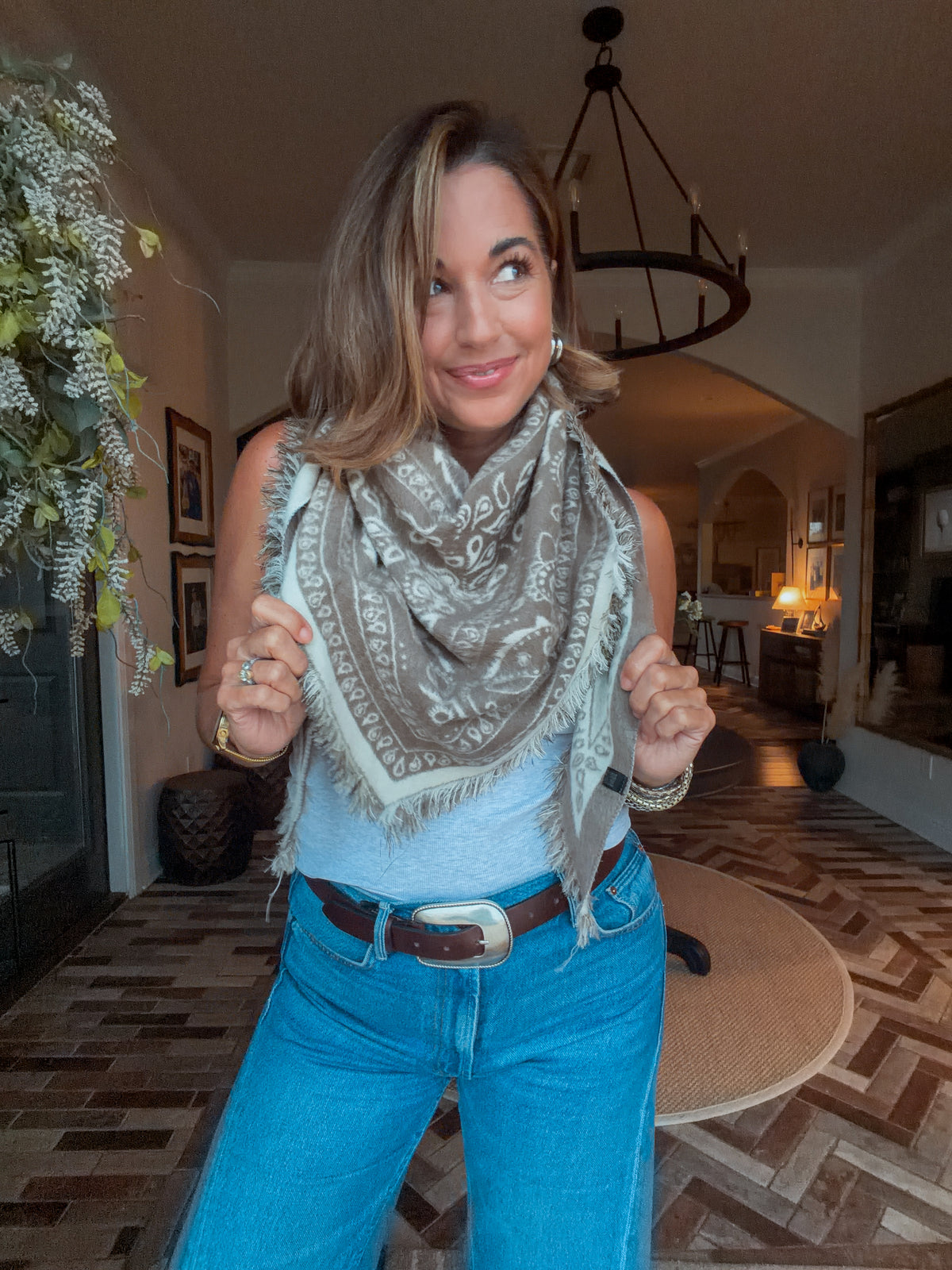 The Sutton Triangle Scarf