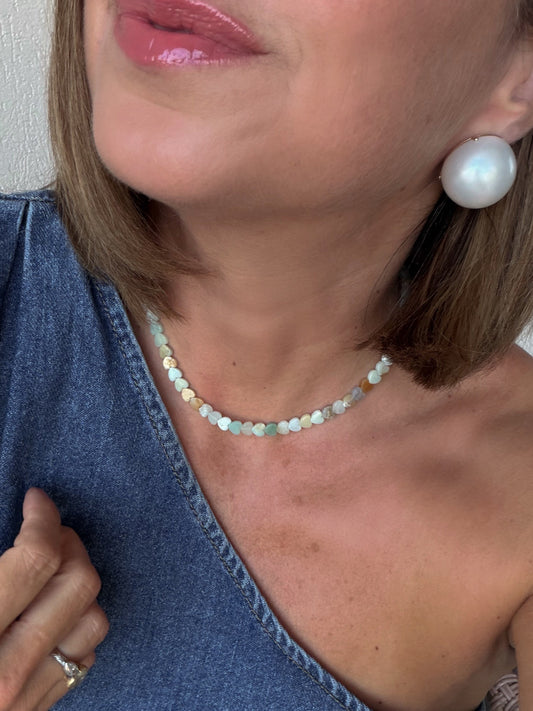Dainty Ombre Heart Necklace