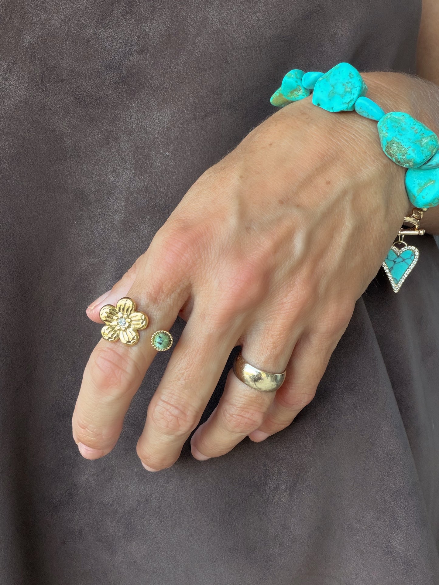Flower Child Adjustable Ring