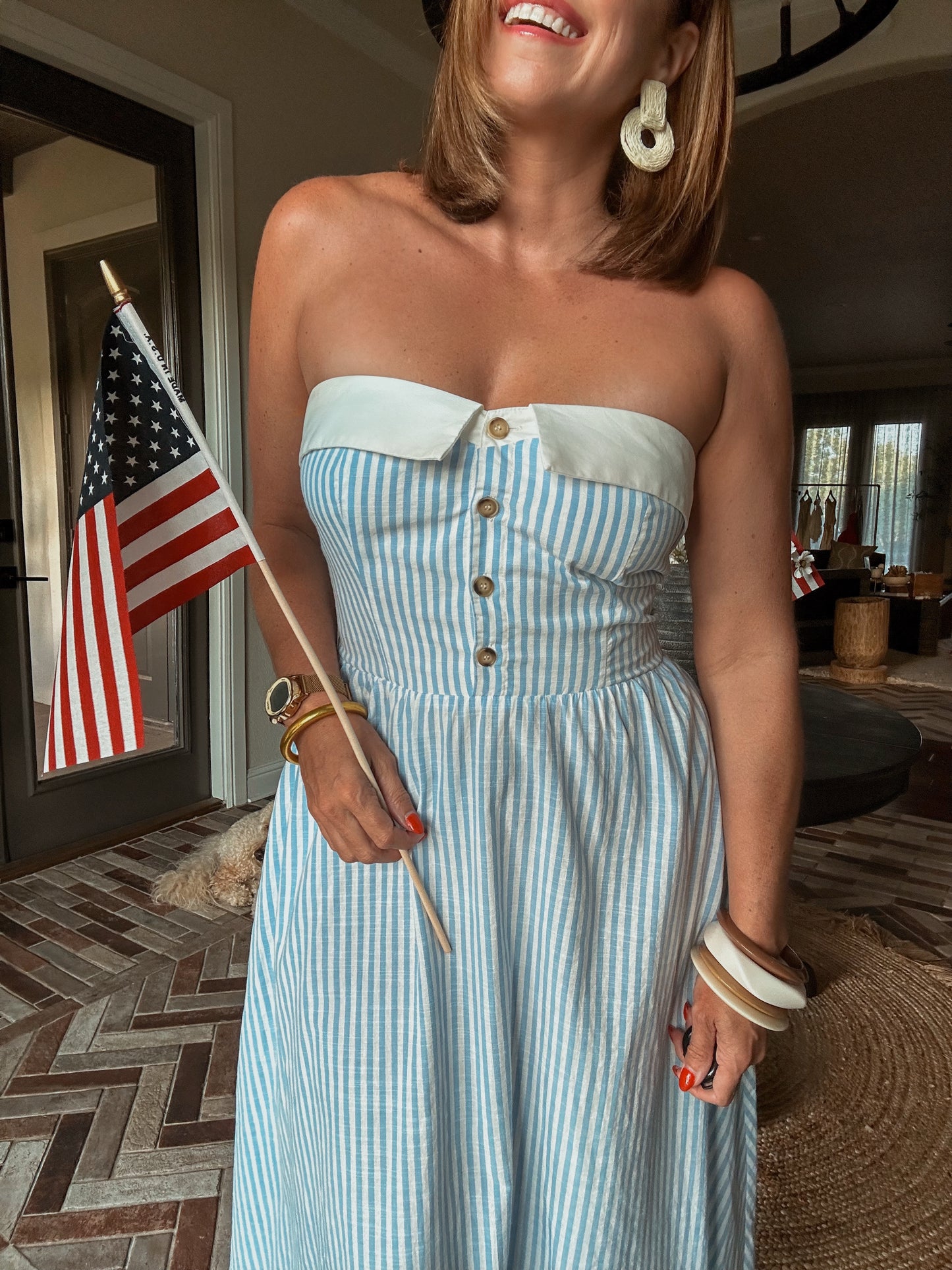 Button Down Maxi Dress
