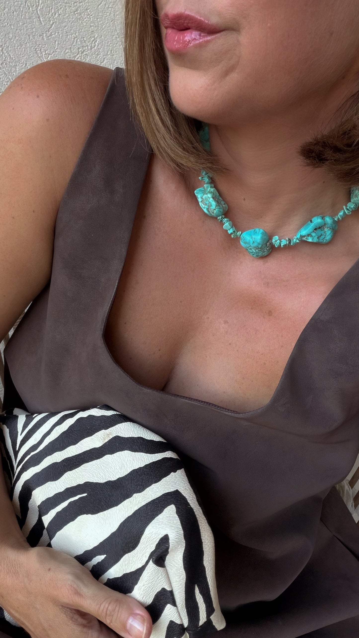 Chunky Turquoise Necklace