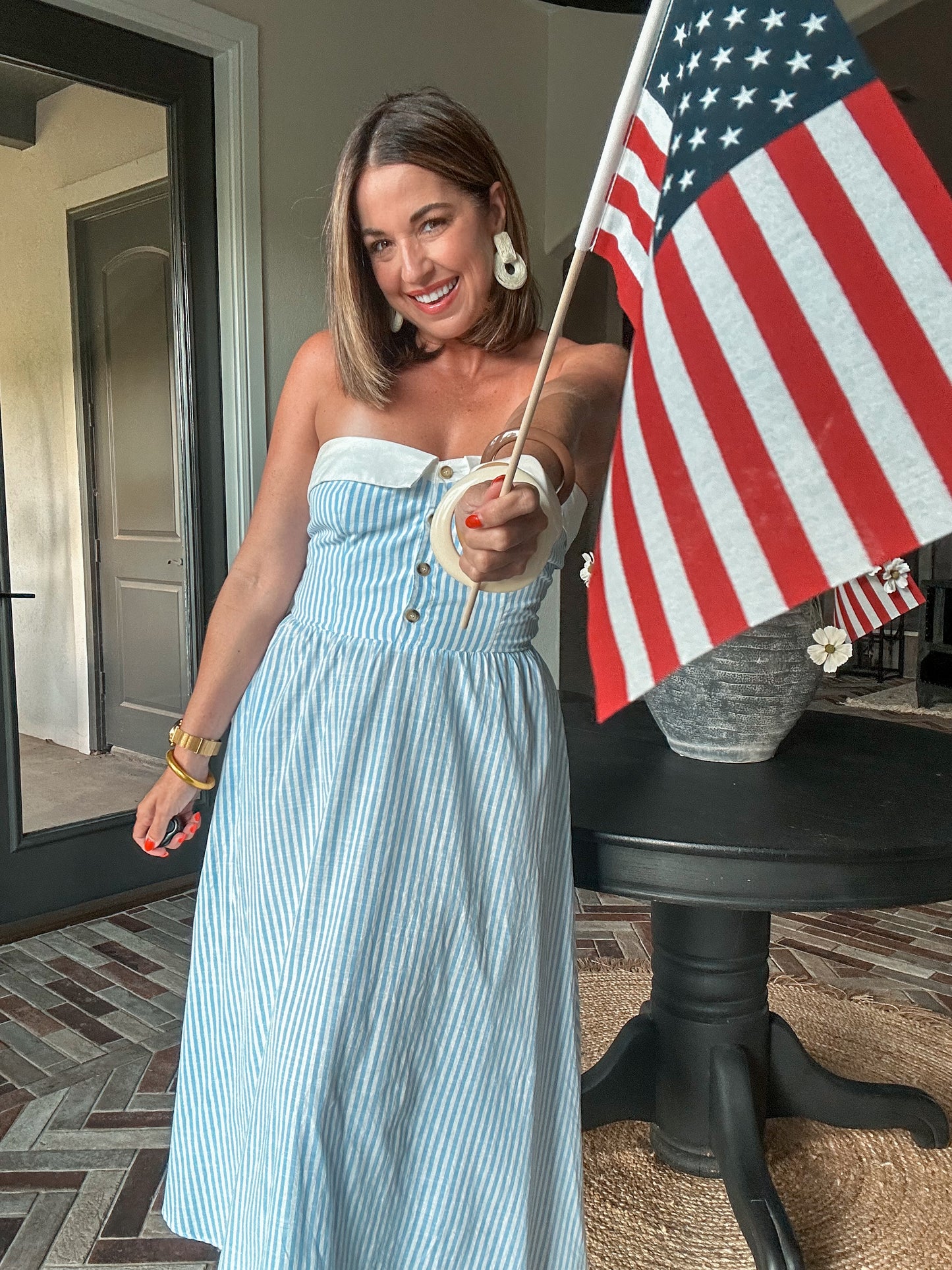 Button Down Maxi Dress