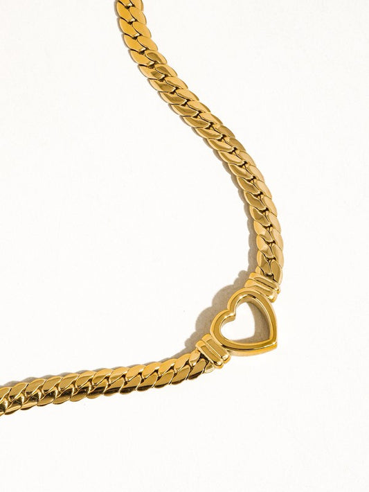 Tessa Snake Heart Chain