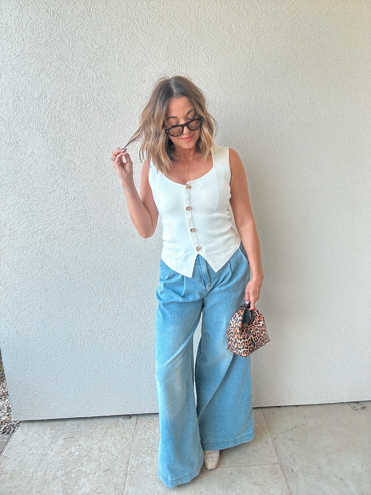Heart Shaped Knit Top
