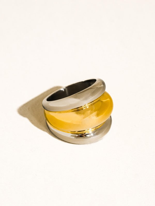 Mixed Media Dome Ring