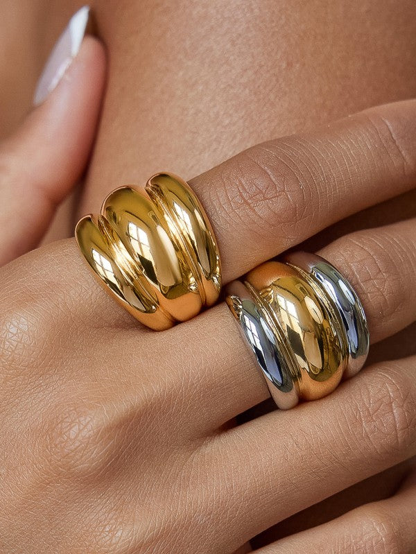 Mixed Media Dome Ring