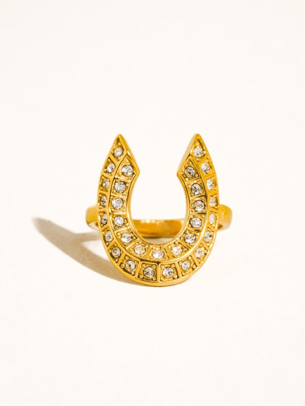 Johnny Be Good Horseshoe Ring
