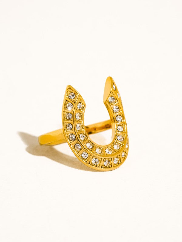 Johnny Be Good Horseshoe Ring