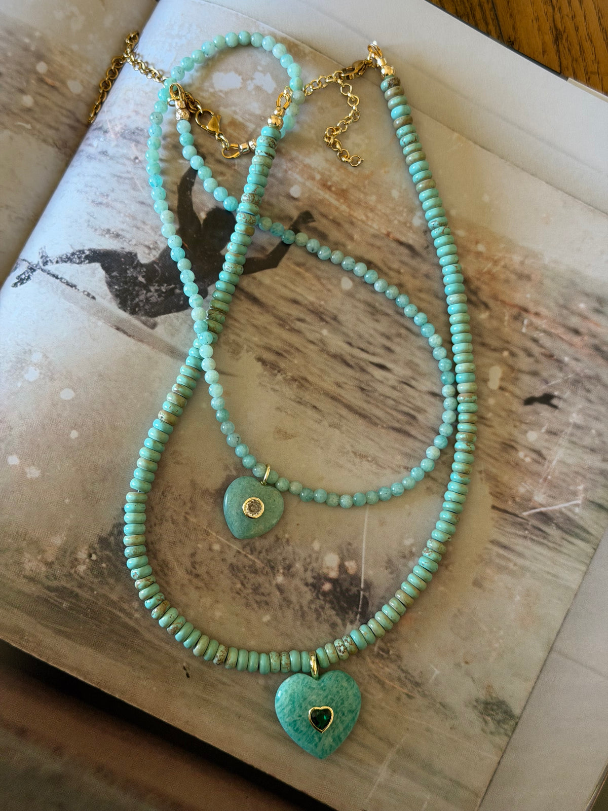True Turquoise Heart Necklace