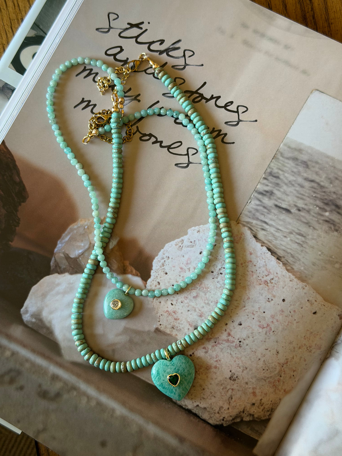 True Turquoise Heart Necklace