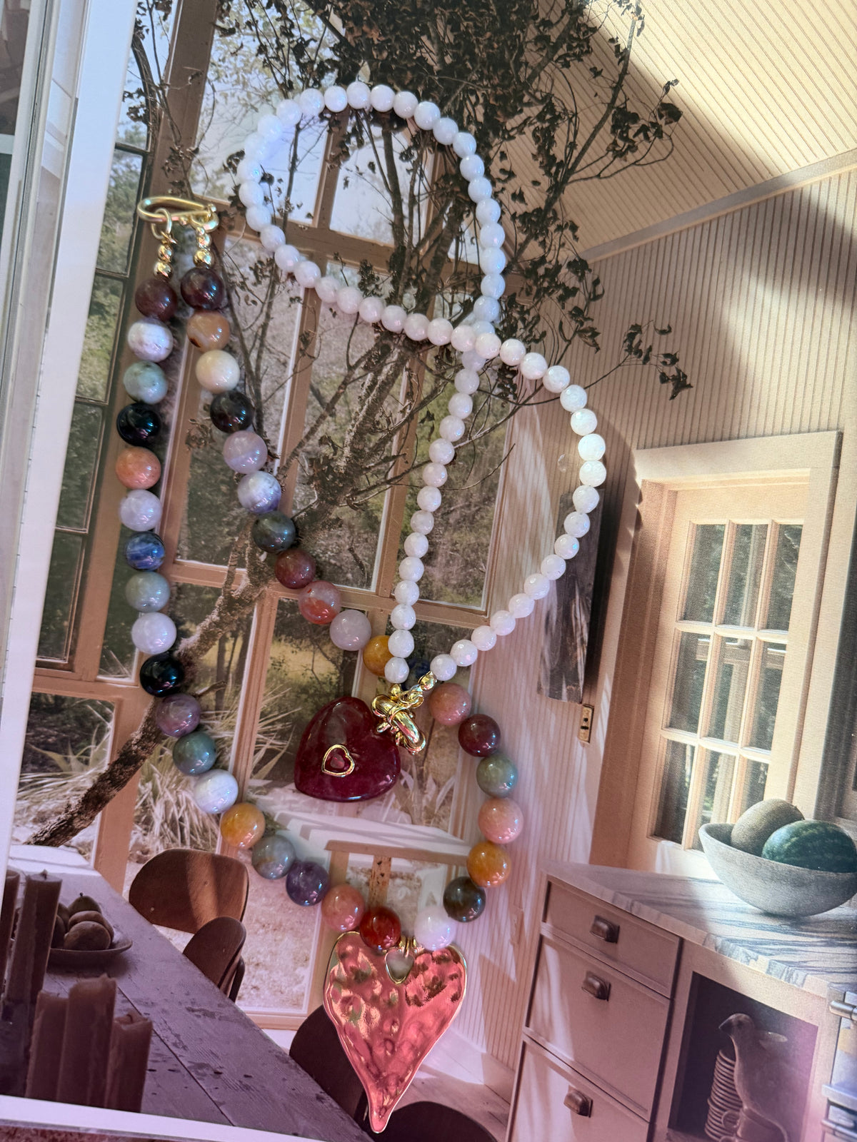 Blushing Heart Necklace