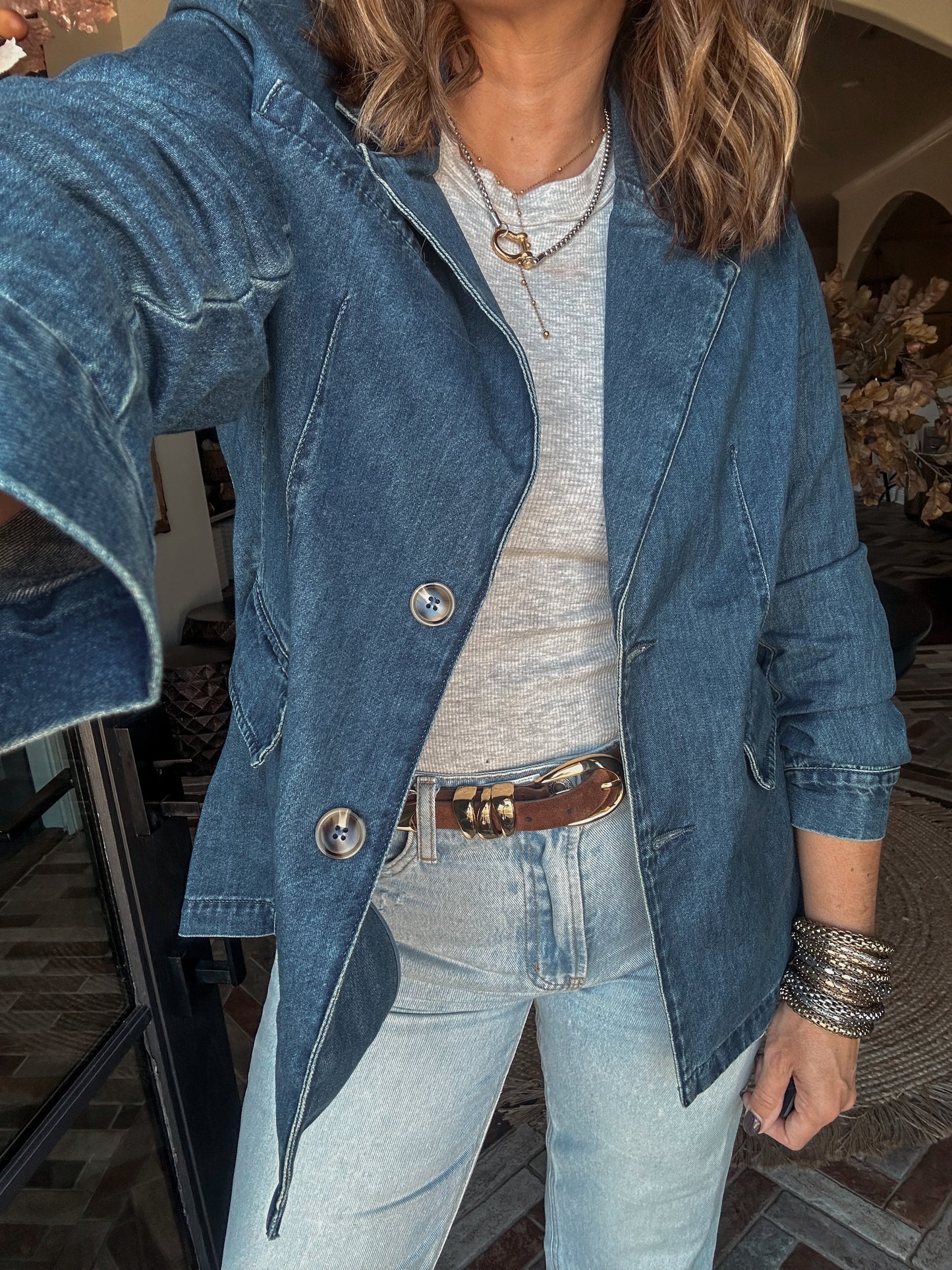 Denim Blazer