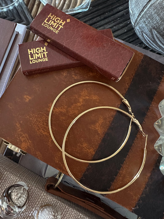 XL Gold Hoops
