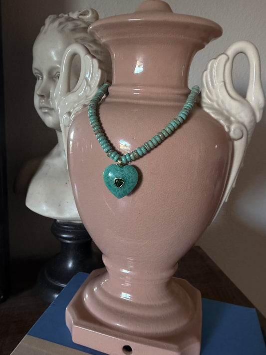 True Turquoise Heart Necklace