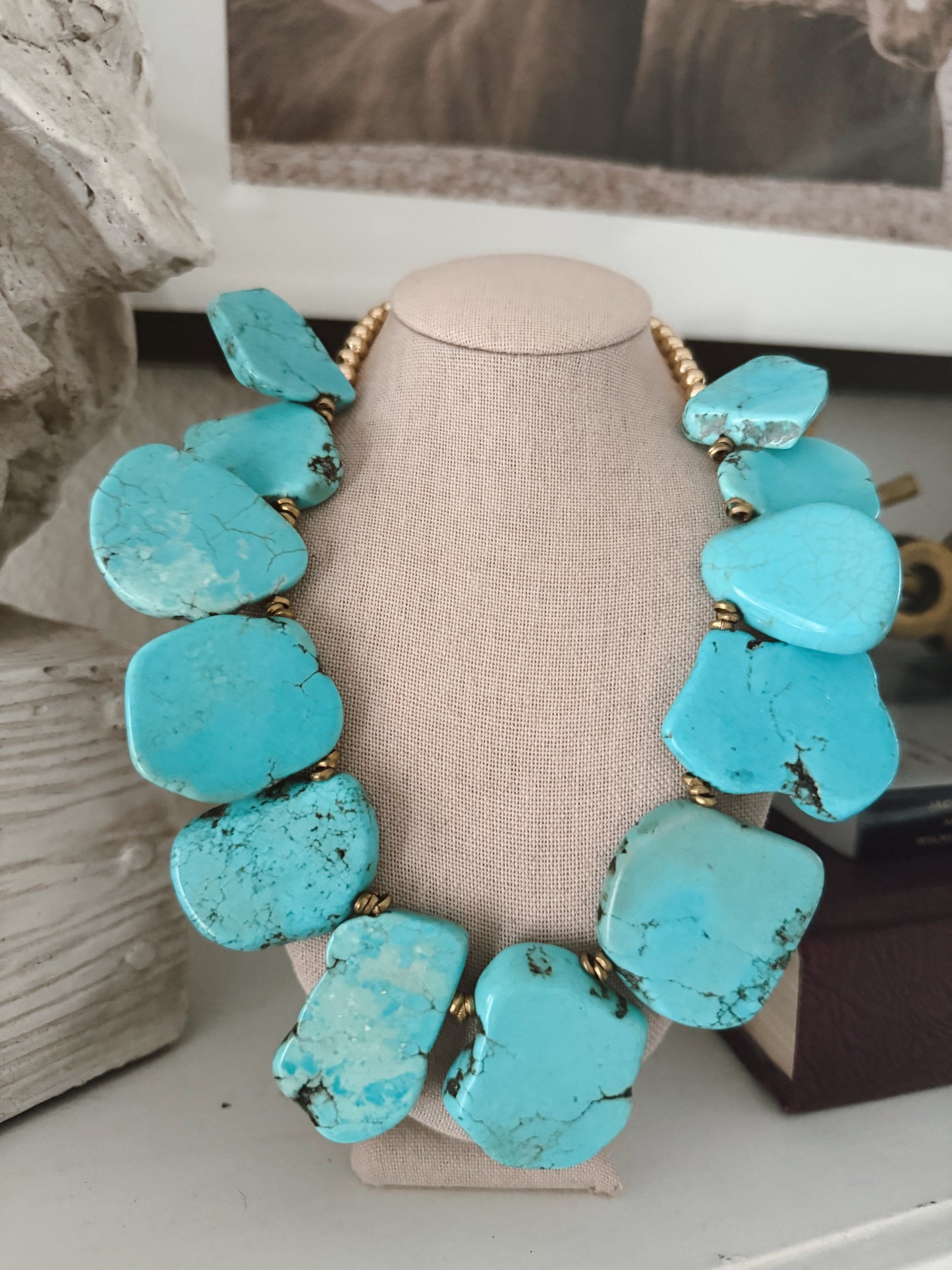 Turquoise Statement Necklace