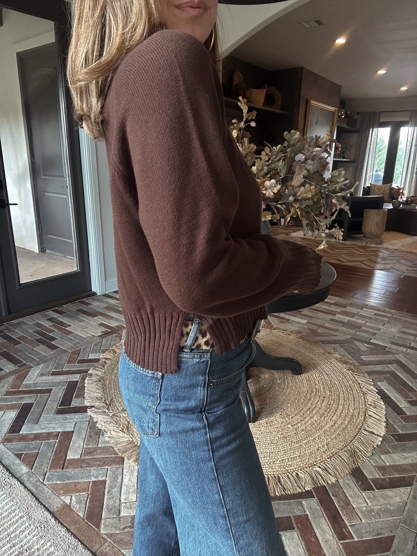Mock Neck Pullover
