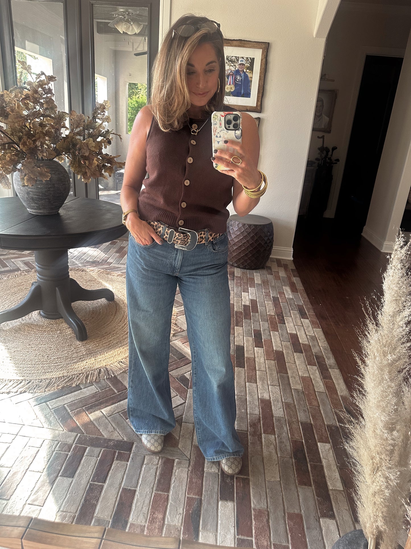 Coco Button Down Vest Top