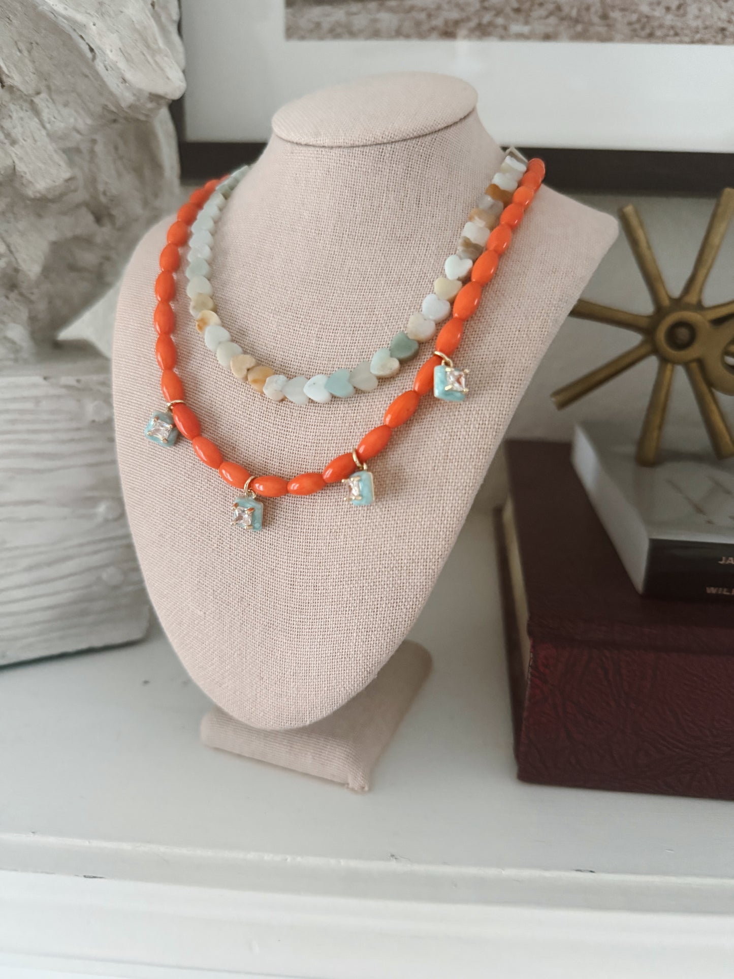 Sunset Beaded Necklace