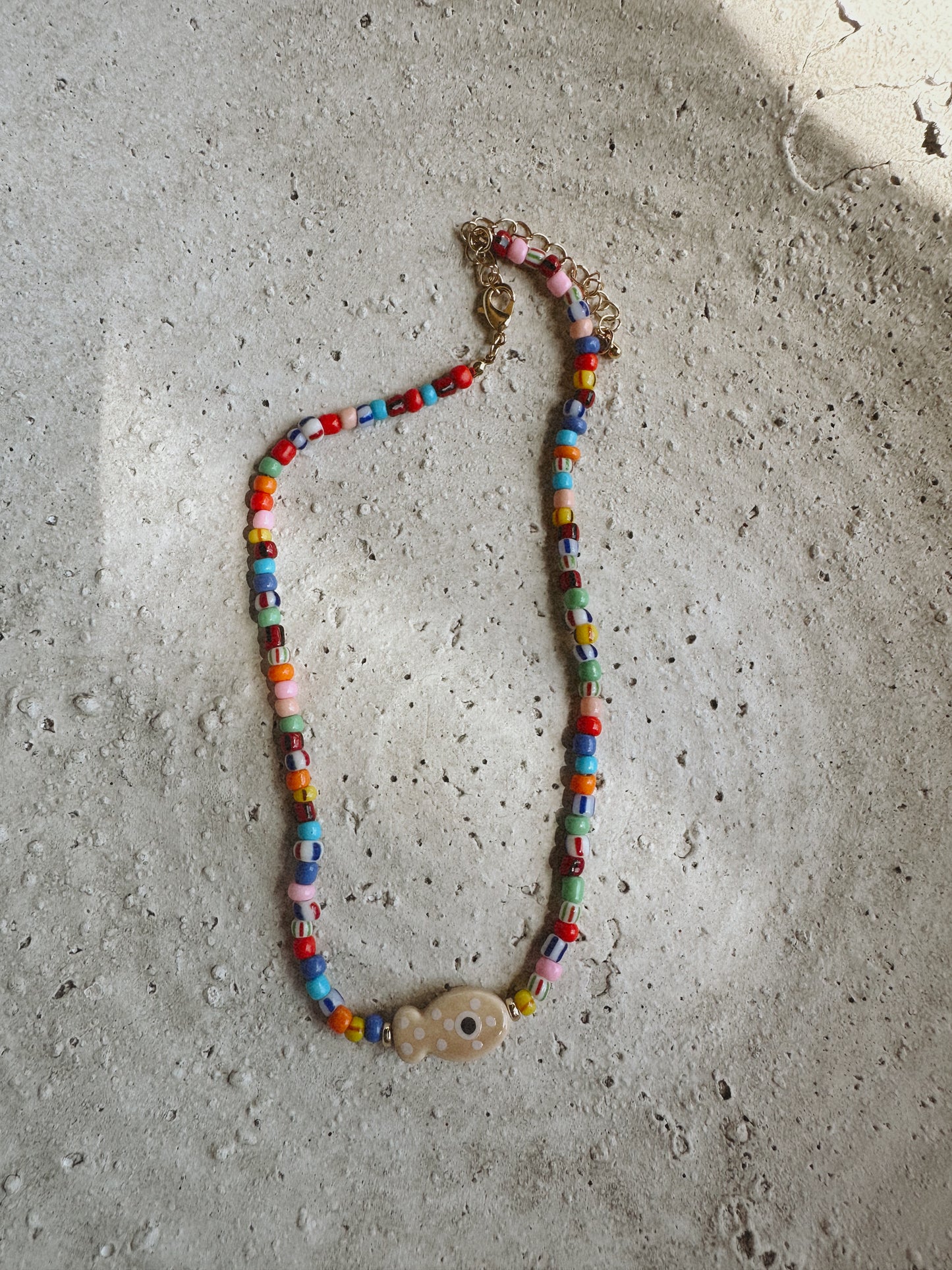 Beaded Fish Necklace