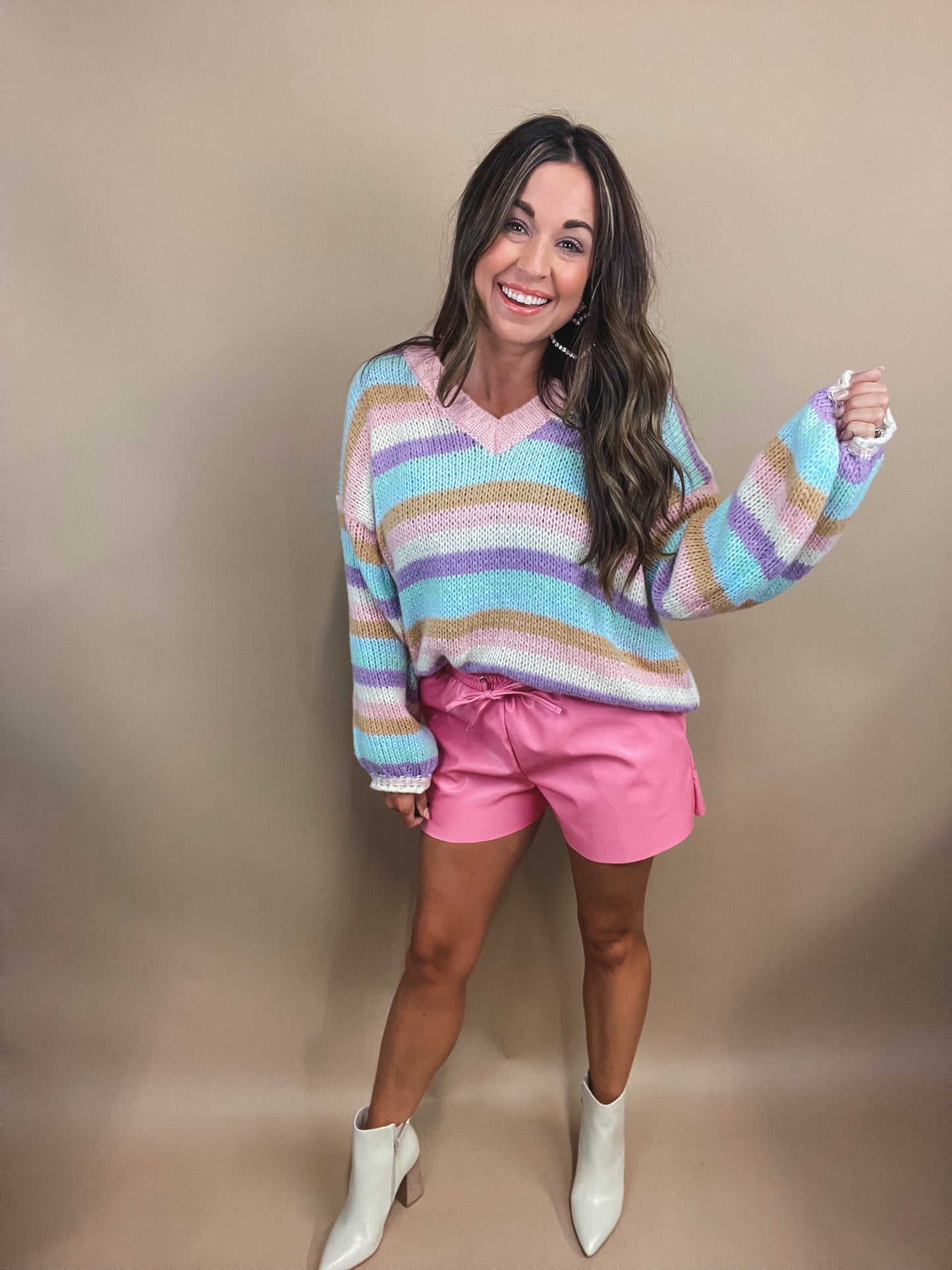 Soft and Sweet Striped Sweater