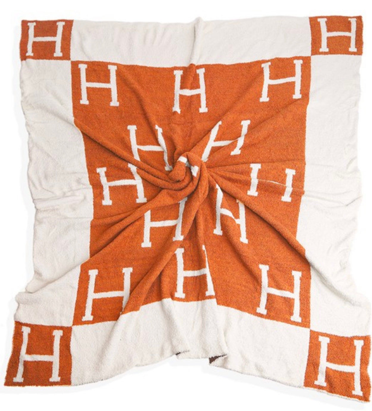 Luxe “H” Blanket