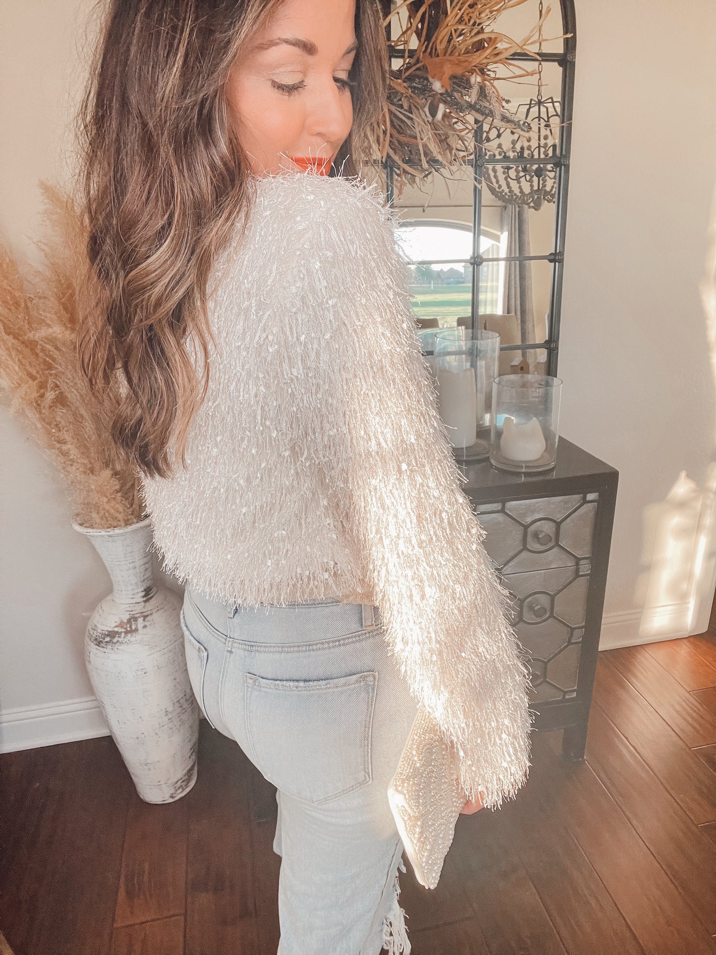 Fancy Fur Cropped Jacket