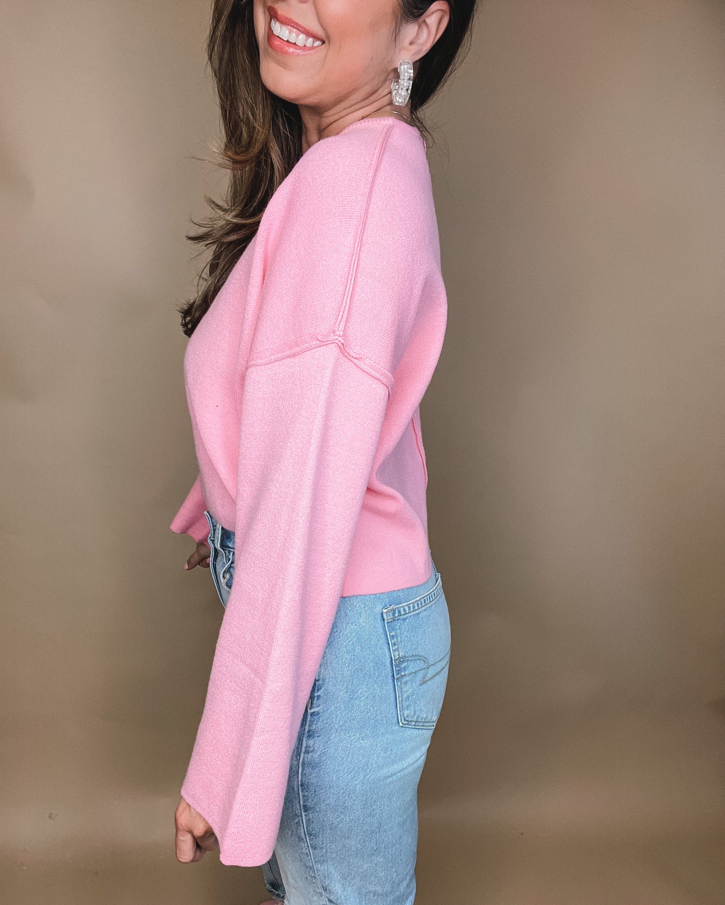 Pretty in Pink Pullover