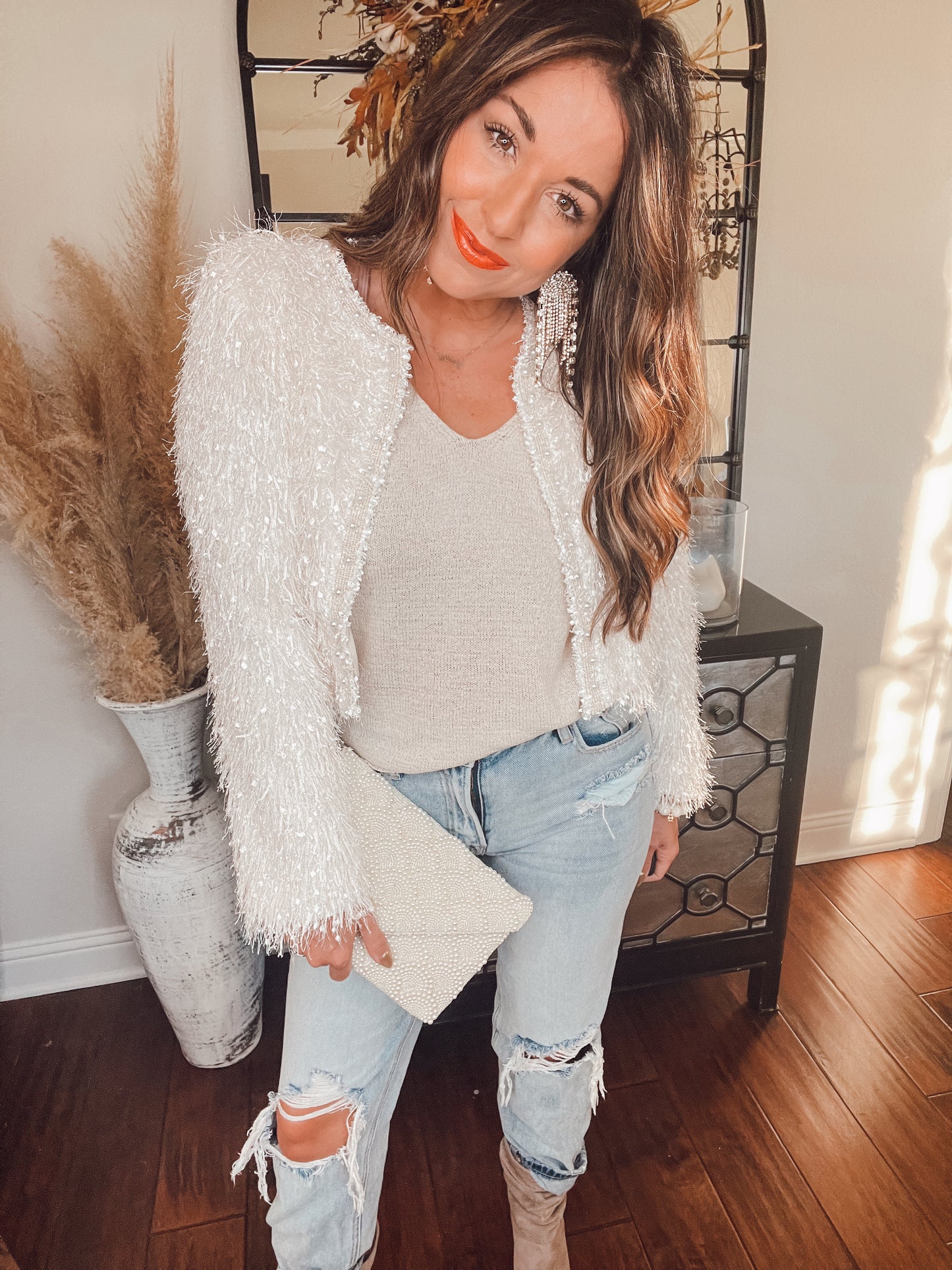 Fancy Fur Cropped Jacket