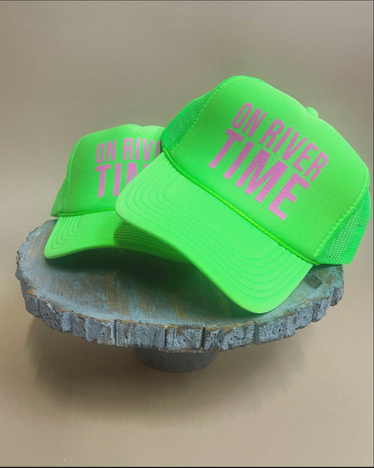 On River Time Trucker Hat